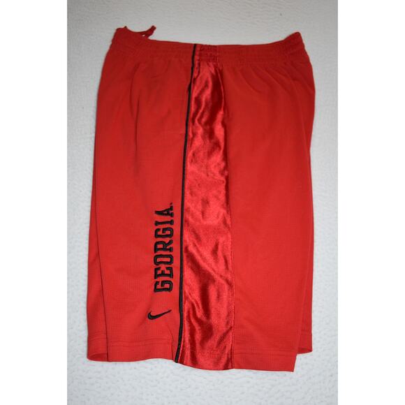 Nike Gym Shorts Mens Size Large University Georgia UGA Dawgs Bulldogs Polyester - Picture 1 of 7